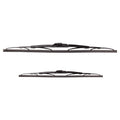 2X Valeo Traditional Titanium Front Windshield Wiper Blades for