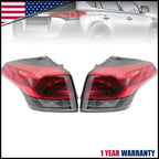 Pair of Tail Lights for Toyota RAV4 (2016–2018) Outer Rear Lamp Halogen