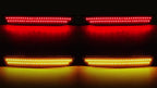 Set of 4 Smoked LED Side Marker Lights for Ford Mustang (2010–2014)