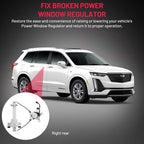 Set of 1 Rear Right Power Window Regulator with Motor for Tahoe Yukon (2007–2014)