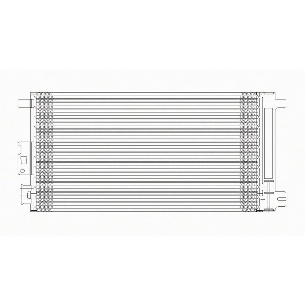 Replacement A/C Condenser w/Receiver/Drier (See compatibility Chart)