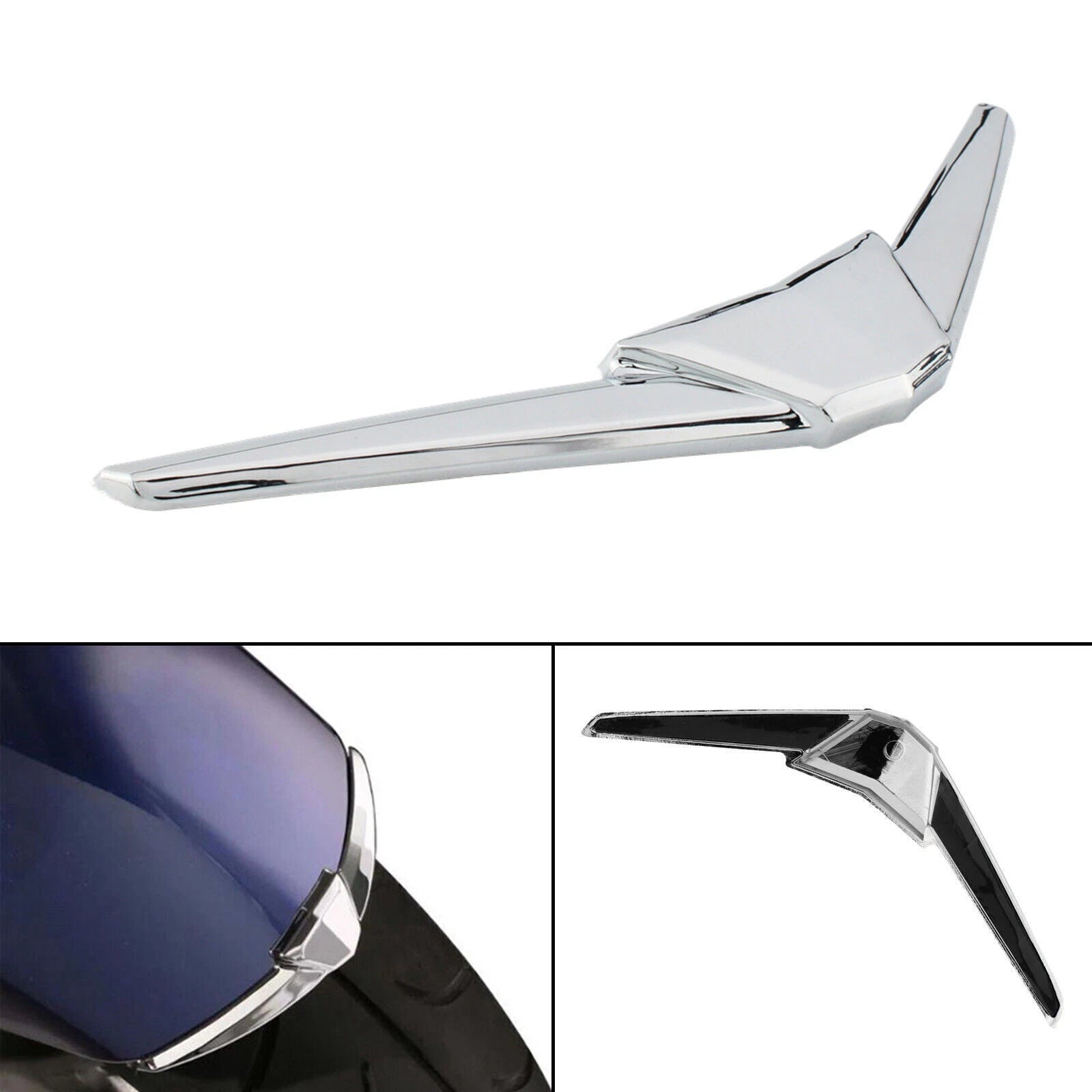 Chrome Rear Fender Tip Trim Accent for Honda Goldwing GL1800 (2018–2021)