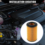 Set of 2 Engine Oil Filter Transmission Oil Filter for Chrysler (No.A6511800109)