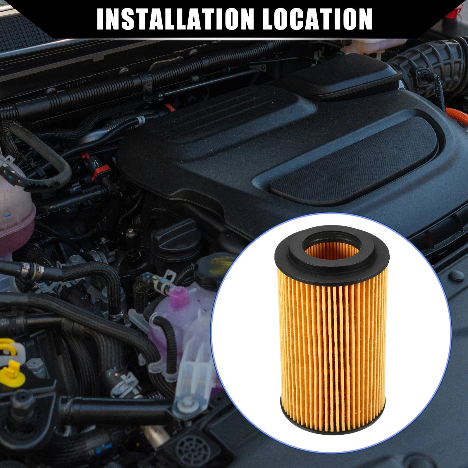 Set of 2 Engine Oil Filter Transmission Oil Filter for Chrysler (No.A6511800109)