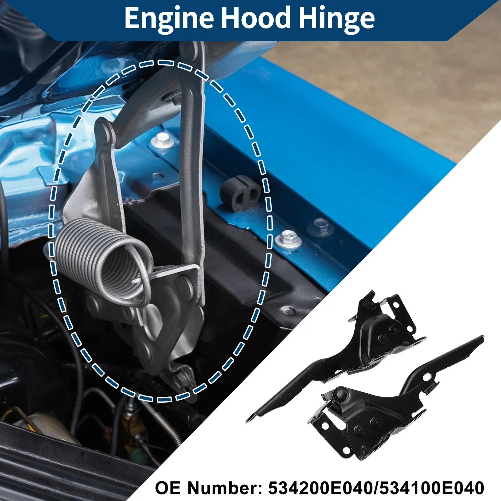Hood Hinges for Lexus RX350 Front Bonnet Bracket (2010-2015) 1 Pair