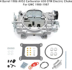 4-Barrel Carburetor for Edelbrock AVS2 1906 (650 CFM, Electric Choke)