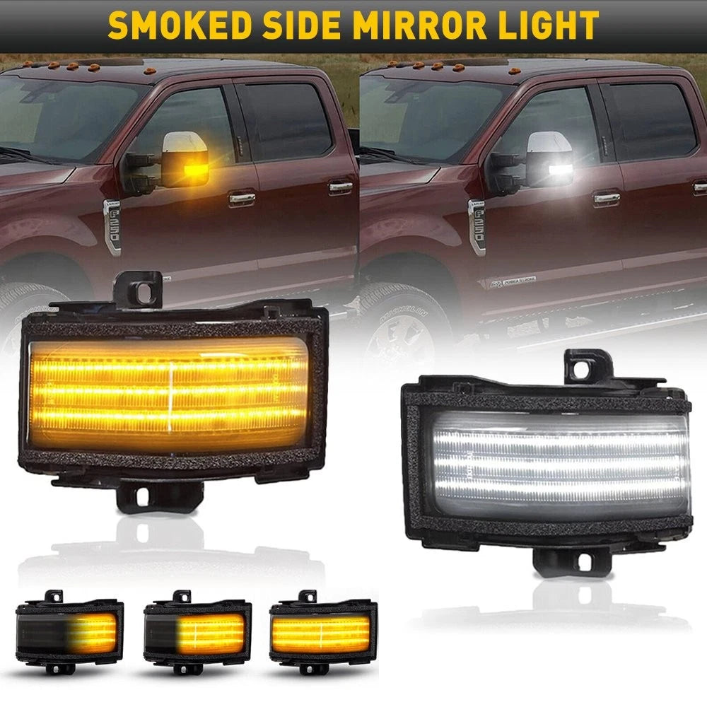 Smoked Switchback LED Strips for Ford Super Duty (2017–2022)