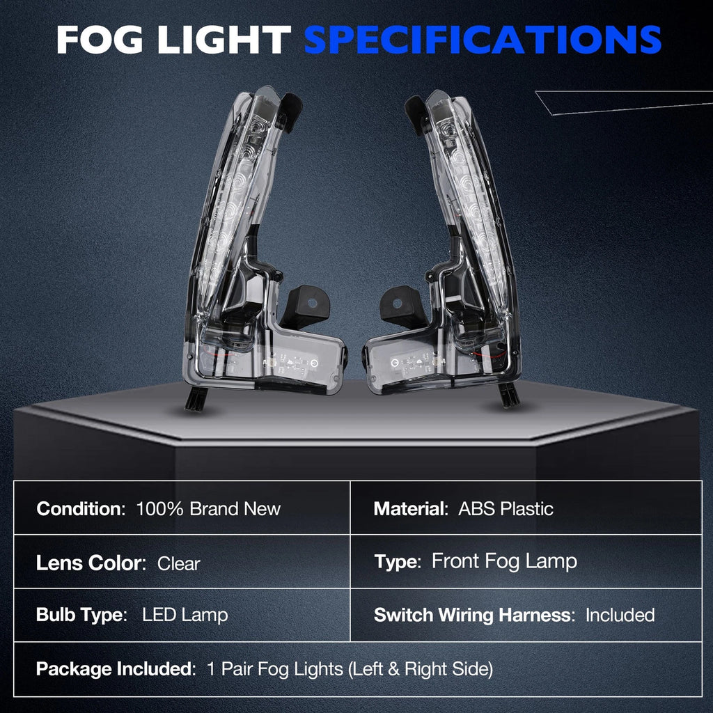 LED DRL Fog Light Kit for Toyota Corolla (2017-2019)