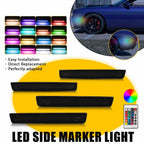 4X RGB LED Side Markers for Dodge Challenger (2015–2023) 68195788AB