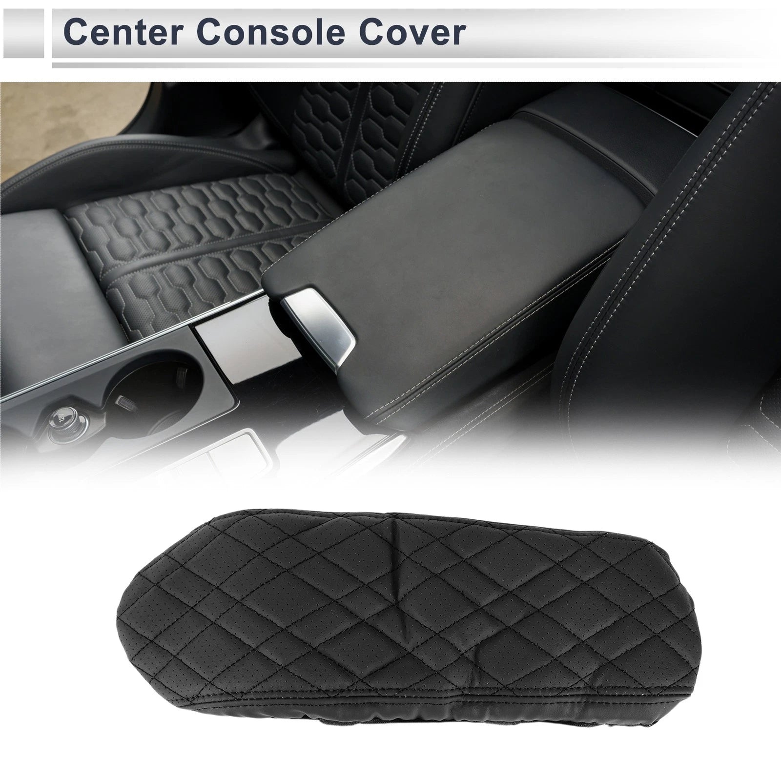 Center Console Cover for BMW X1 (2023–2024) Black 1 Pc