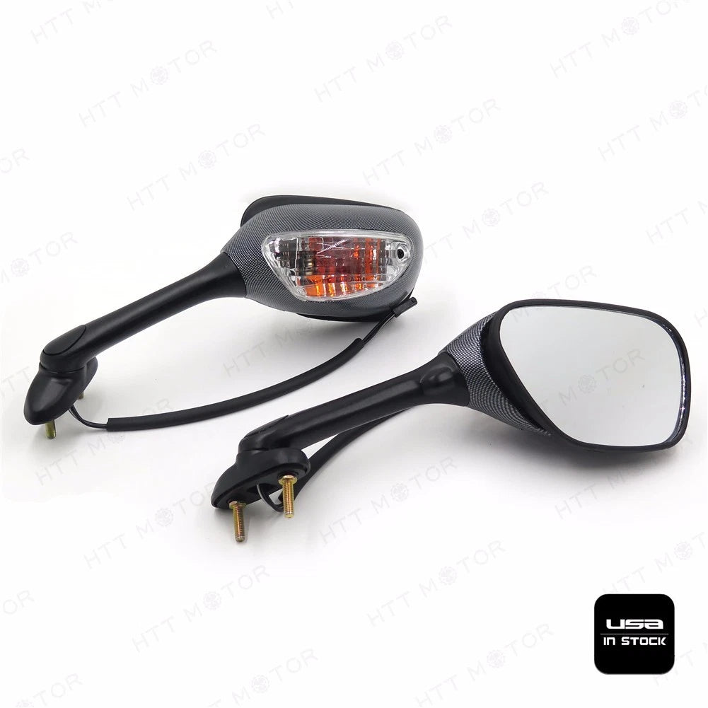 Turn Signal Side View Racing Mirror for Suzuki GSXR 600 750 1000 (2006–2010)