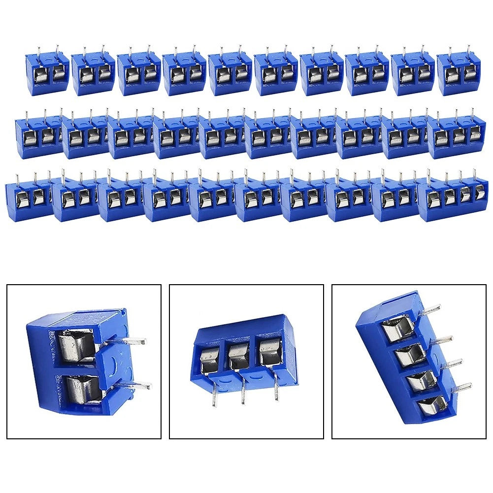 10PCS Straight Pin Connector for PCB Terminal Block (5.0mm Pitch)