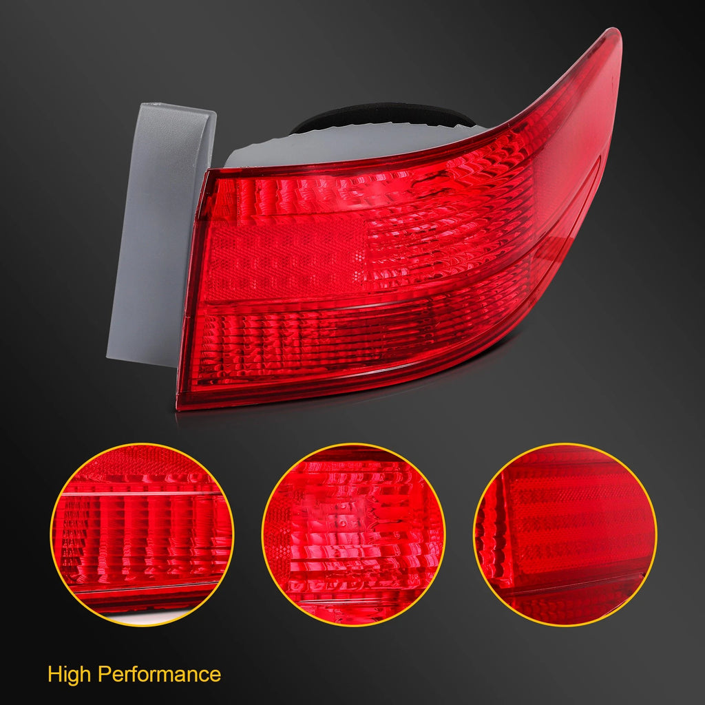 Tail Light Assembly for Honda Accord Sedan (2003–2004) Red Housing Right Side