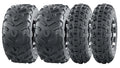Set of 4 WANDA Sport ATV Tires 23x7-10 & 22x11-10 (RHD)