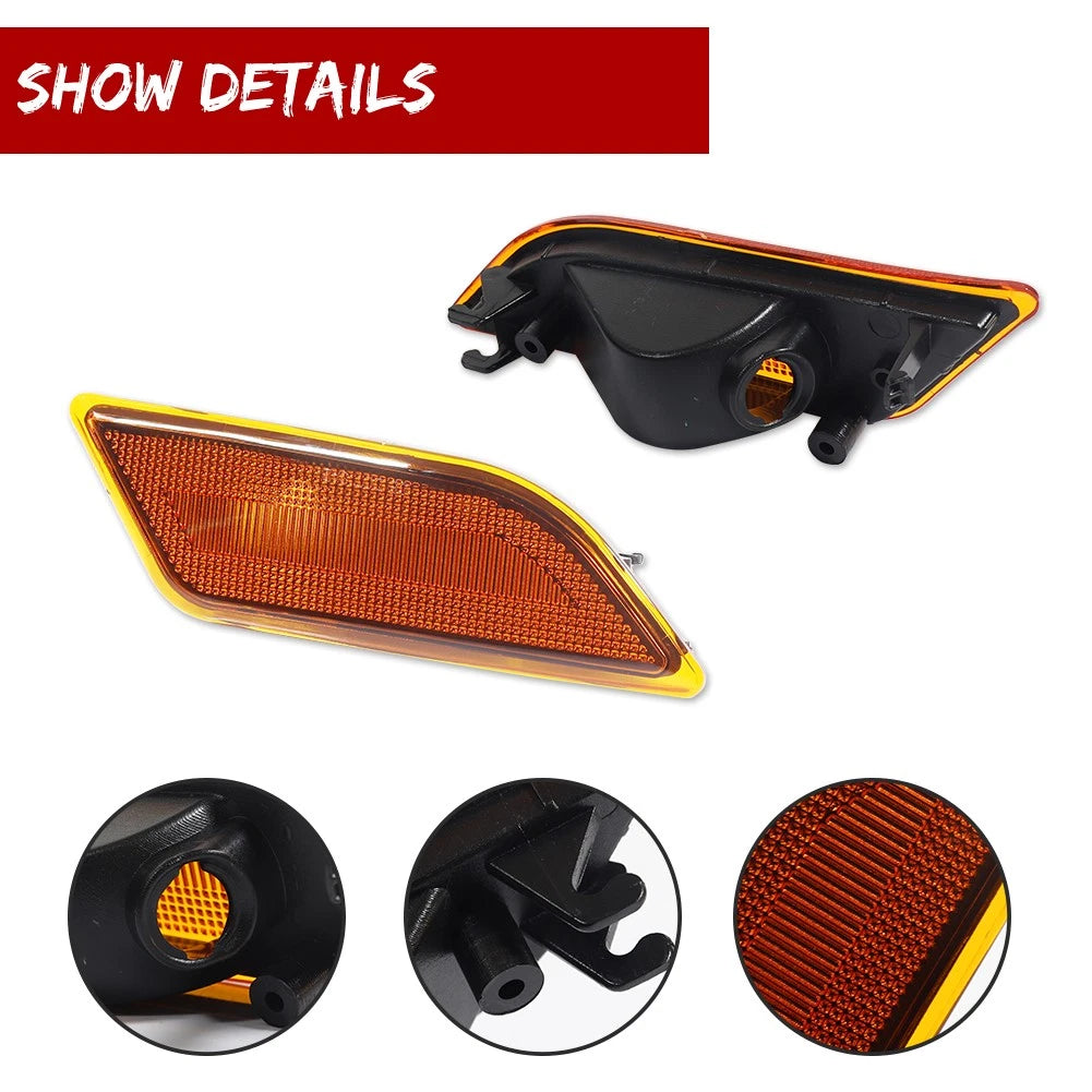 OE Amber Lens Front Side Marker Lights for Mercedes W204 C250 C300 (2012–2014)