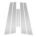 Set of 6 Door Pillar Window Trim for Mazda 6 (2003–2007) Silver Tone