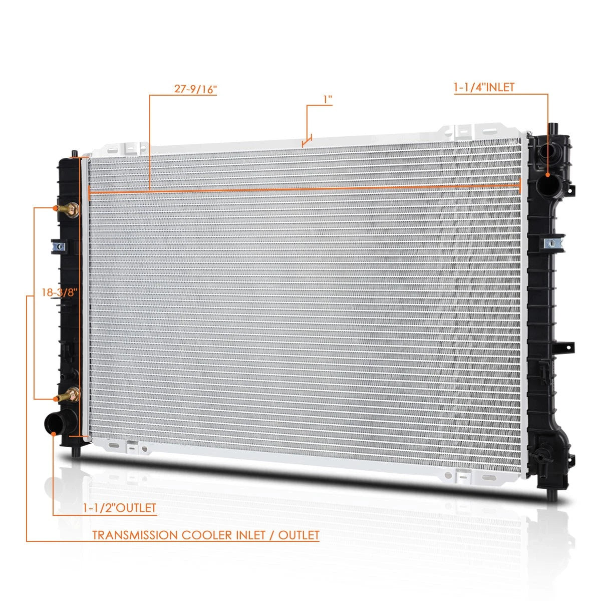 Aluminum Core OE Radiator for Escape/Tribute/Mariner 2001–2007 DPI-2307