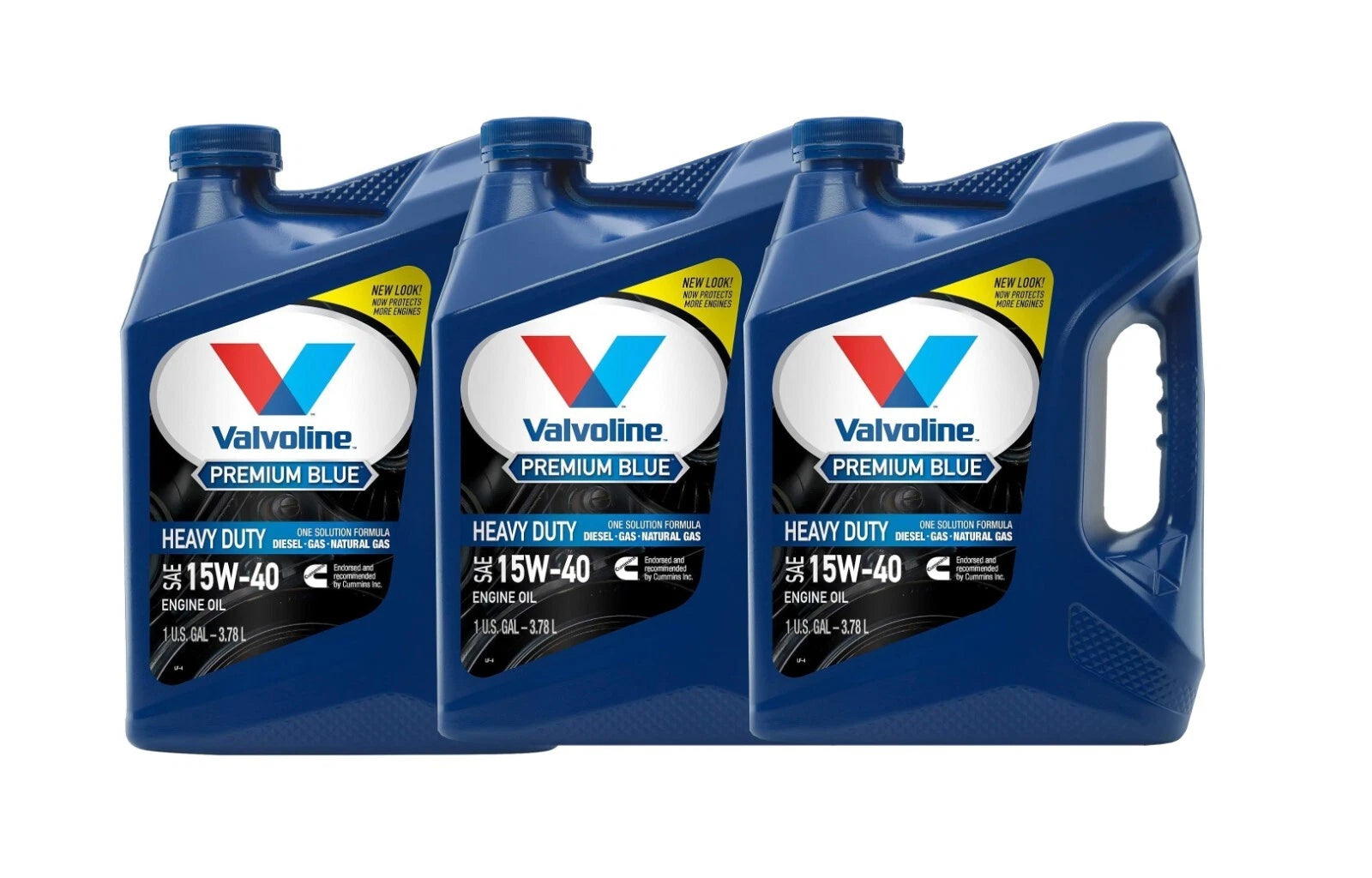 Set of 3 Diesel Engine Oil SAE 15W-40 for (3 x 1Ga)