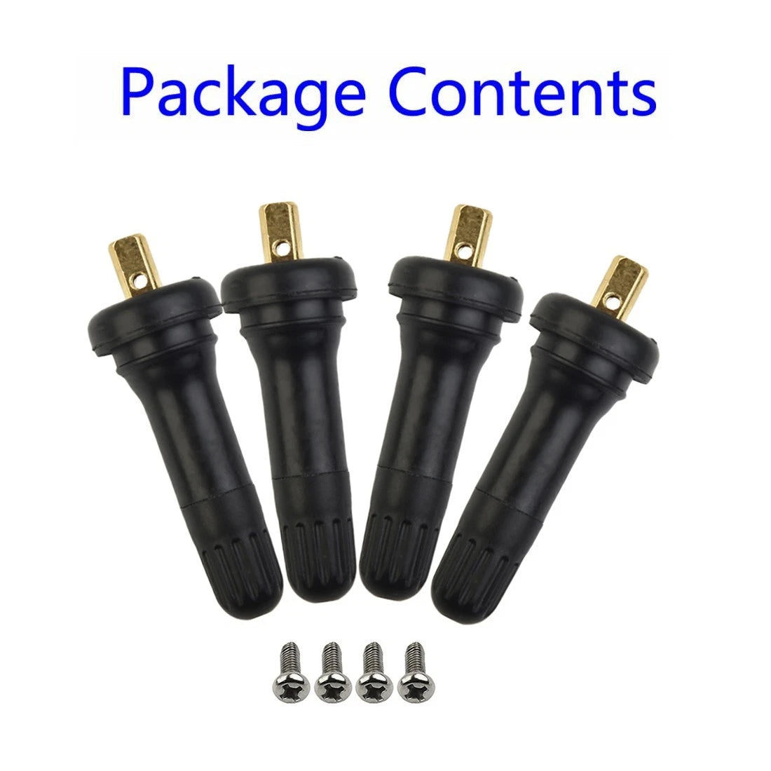 Set of 4 Tyre Pressure Sensor Valve TPMS Stem Repair Kit for Ford Fiesta