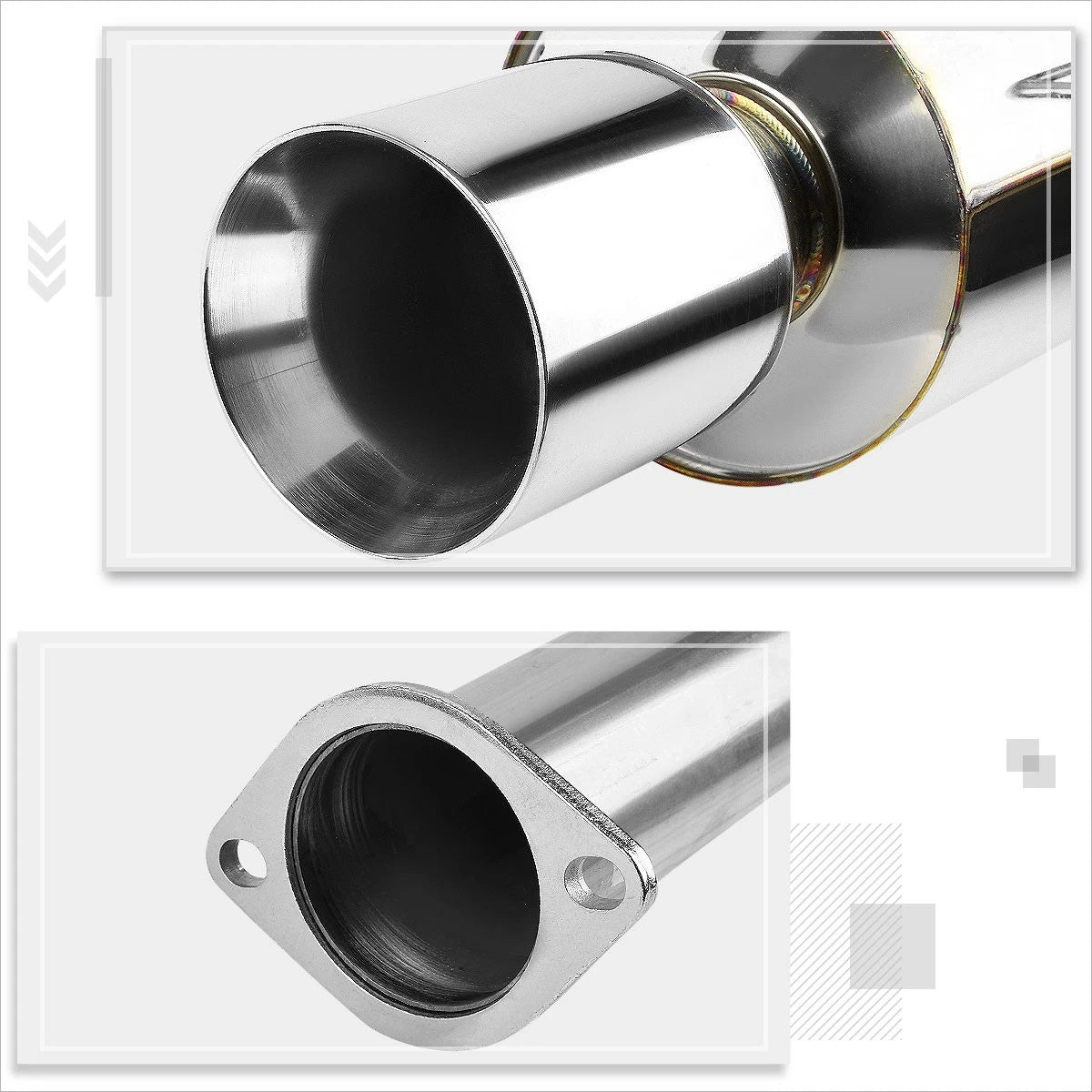 Catback Exhaust System for Nissan Altima 3.5L V6 (2007–2012) - Dual 4" Tips