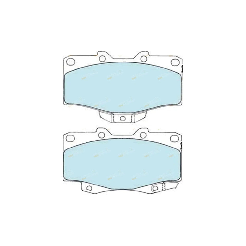 4x4 Front Disc Brake Pads for Toyota Landcruiser HZJ75 HZJ70(1990–1999)