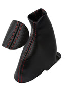 E Brake Boot for Acura TSX (2004–2008) Carbon Fiber Red Stitch