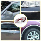 2.2cm Chrome Molding Trim for Automotive Trunk Body Side Bumper Strip