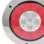 2X 6 Inch Red LED Side Turn Signal Lights for Pickup (Fits )