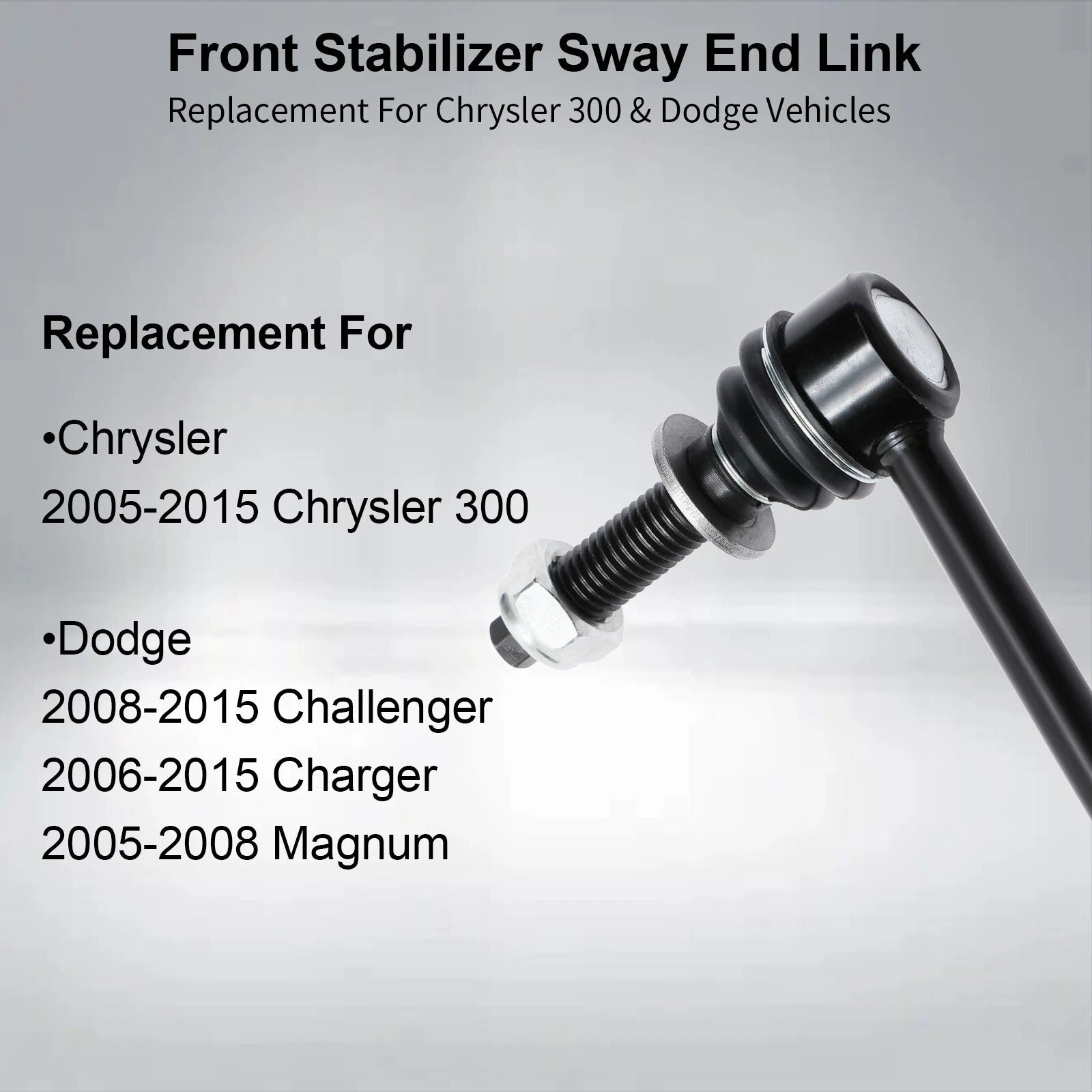 2x Front Sway Bar Links for Chrysler 300 Dodge Challenger Charger (2005–2019)