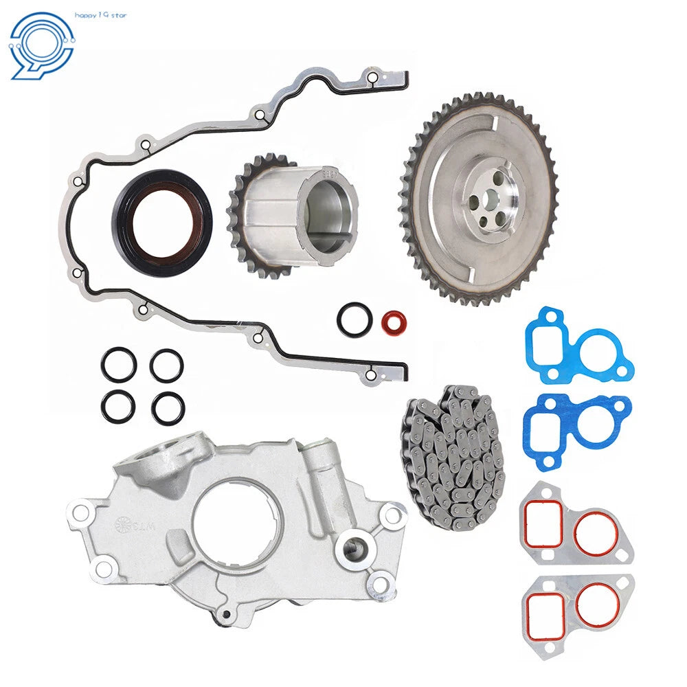 Oil Pump and Timing Chain Gasket for Chevrolet 4.8L 5.3L 6.0L (2000–2015)