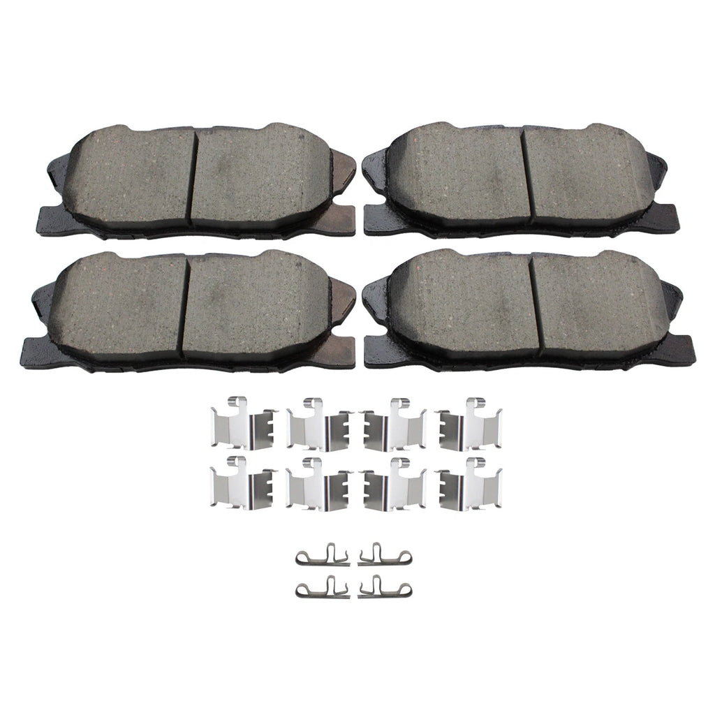 Set of 4 Akebono Performance Front Ceramic Brake Pads for Dodge Charger (2011–2023)