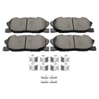 Set of 4 Akebono Performance Front Ceramic Brake Pads for Dodge Charger (2011–2023)