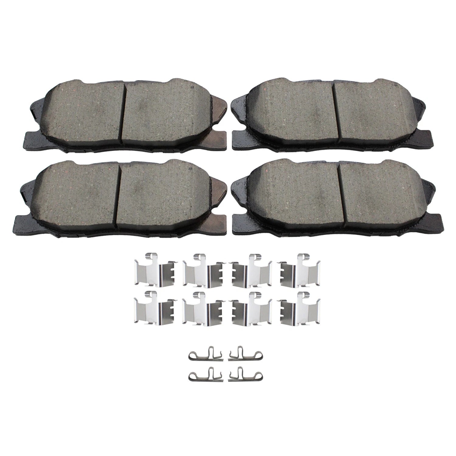 Set of 4 Akebono Performance Front Ceramic Brake Pads for Dodge Charger (2011–2023)