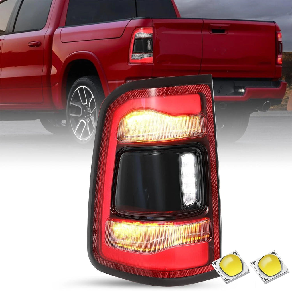 Driver LED Tail Light w/ Blind Spot for Dodge RAM 2500 3500 (2019–2024)