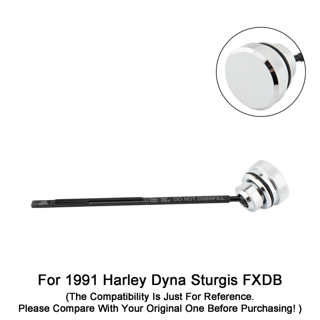 Oil Dipstick Tank Cap Plug 0710-0001 for Dyna Wide Glide FXDL (1991–1998)