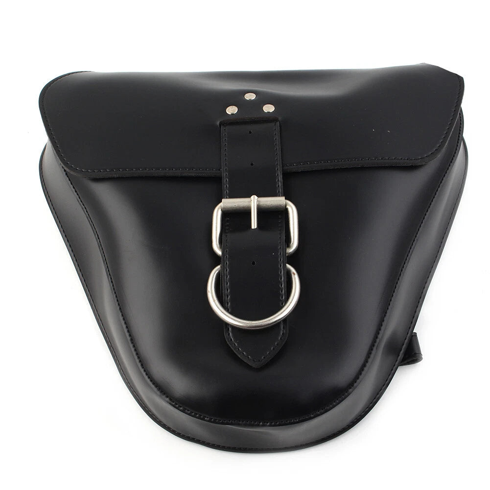 1 Pcs Black PU Leather Side Cover Bag for T100 Scrambler 1200 (2016–2023)