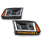 U-Shape LED Tube DRL Headlights for Dodge Ram 1500-3500 (2009–2024)