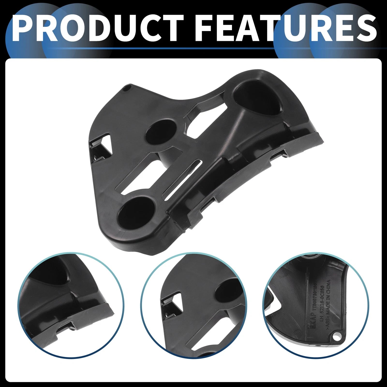1 Pc Left Front Bumper Support Bracket No. 521160C050 for Toyota Tundra (2007–2014)