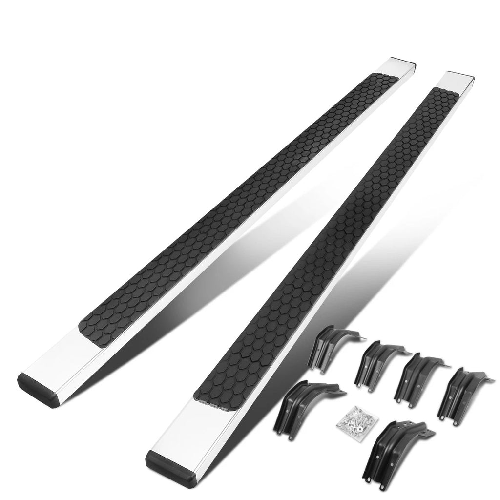 Set of 2 Stainless Steel Flat Board Step Bars for Ford F250-F550 (1999–2016)