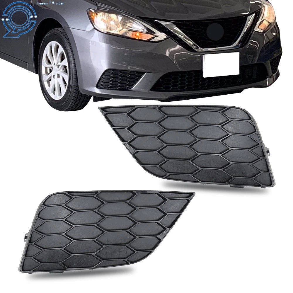 Set of 2 Fog Light Covers for Nissan Sentra (2016–2019)