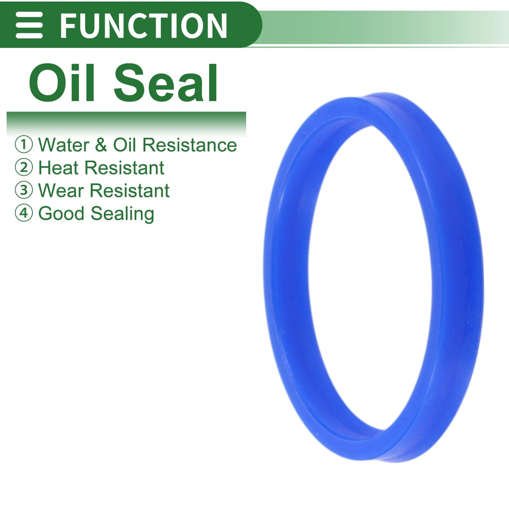 Set of 5 Oil Seal Ring 55x63x8mm for Rotary Shaft (High Pressure)