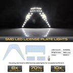 5X White LED Interior Dome Map Reading Light Kit for Toyota C-HR (2016–2026)