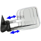 Powered Heated Side View Tow Mirror for Silverado Sierra (2003–2006) Chrome