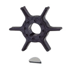 Water Pump Impeller with Key for Yamaha 9.9/15 HP Outboard (2 Stroke, 63V-44352-01)