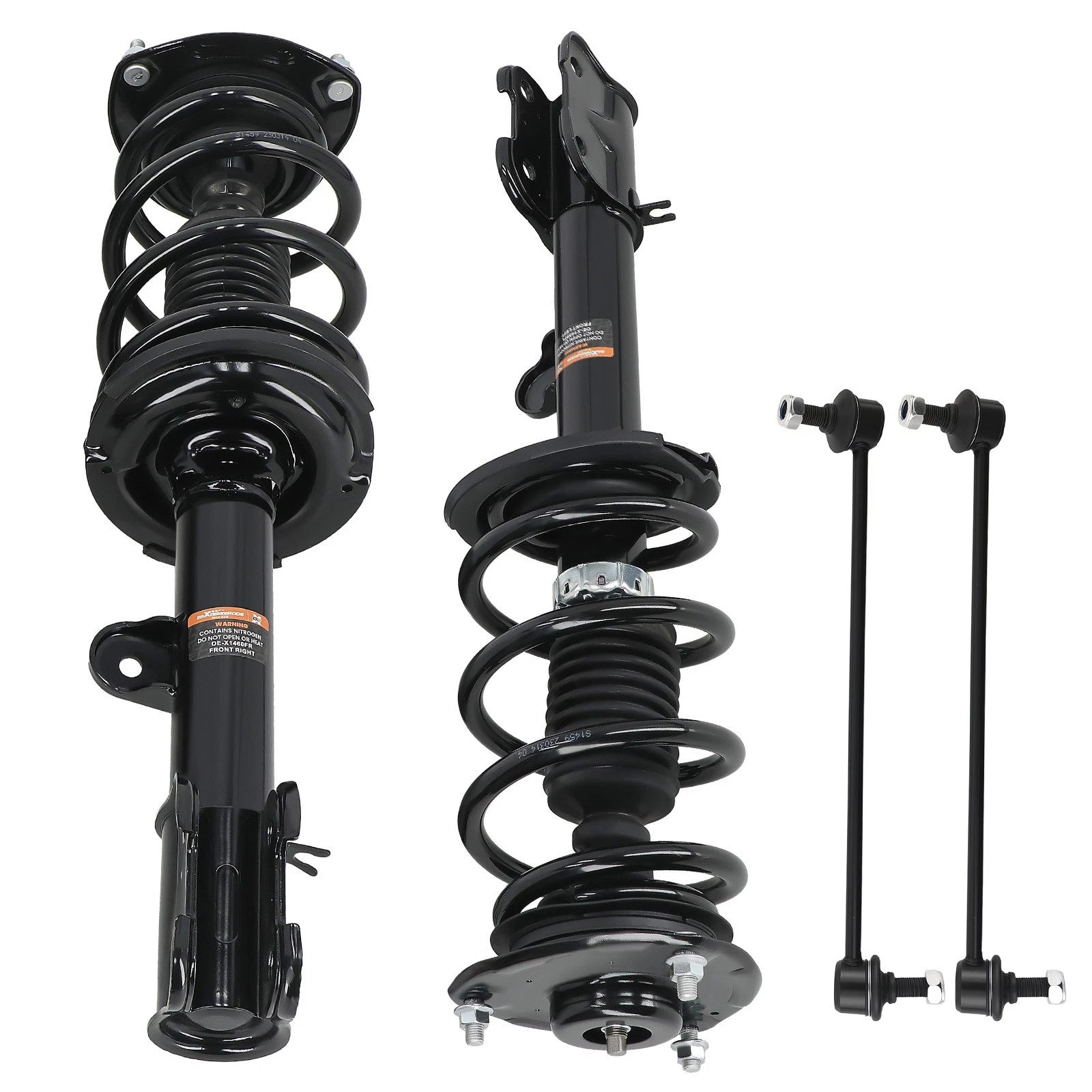 Set of 4 Complete Struts and Sway Bar Links for Kia Sorento (2011–2013)