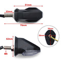 2X LED Turn Signal Lights for Universal Motorcycle (12V)