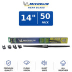 Set of 2 Michelin Rear Wiper Blades for Curved-Fit Vehicles (14")