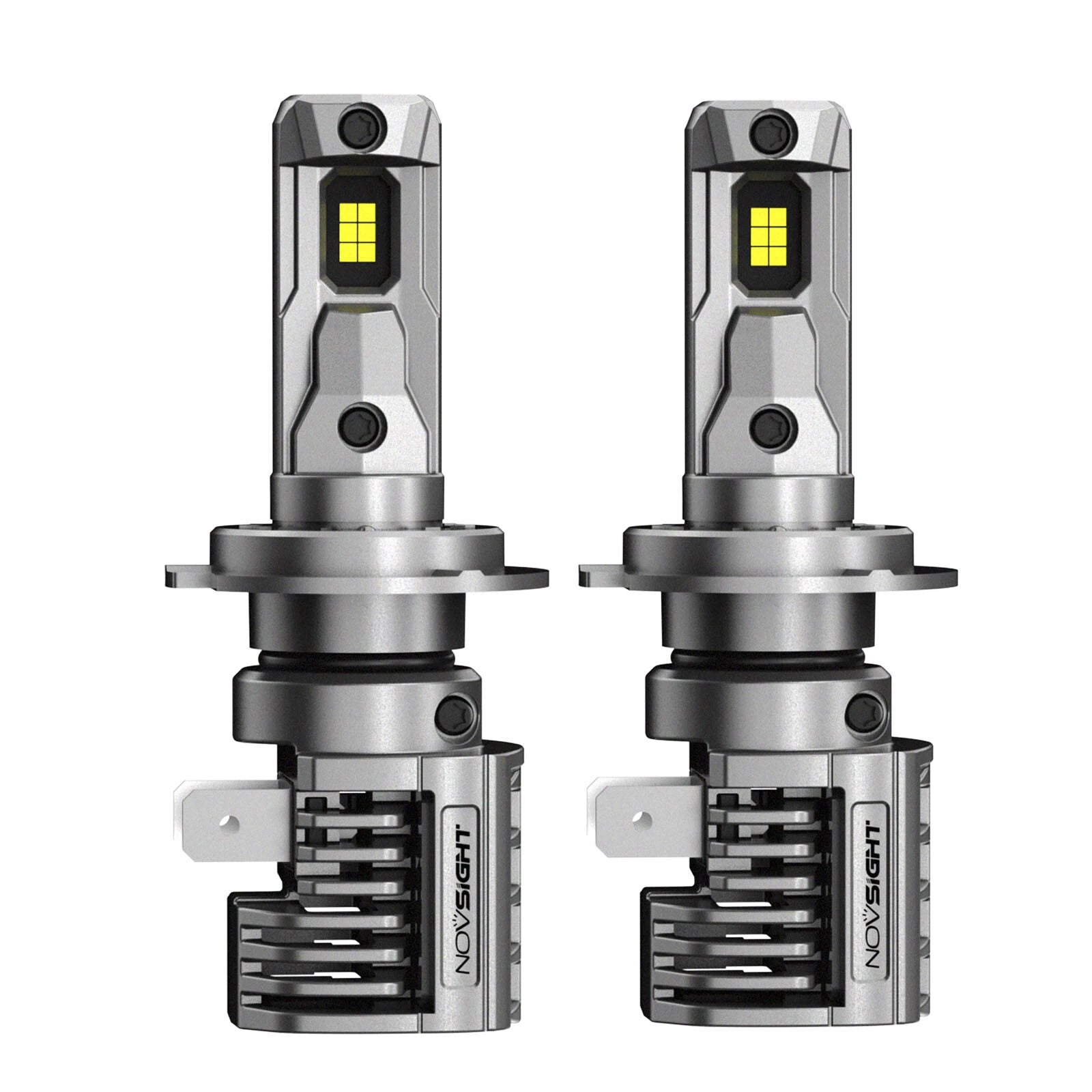 2X H7 LED Headlight Bulbs for NOVSIGHT (80W 18000LM 6500K)