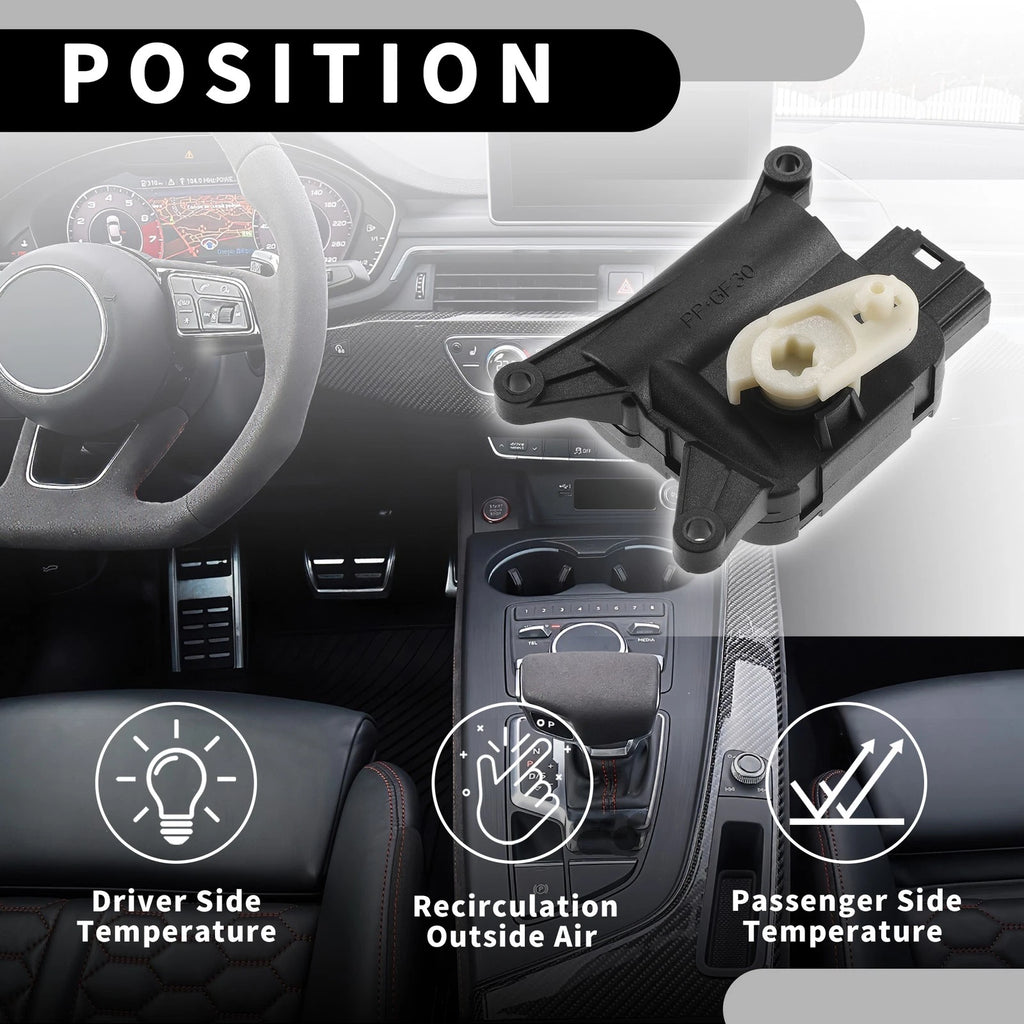HVAC Heater Blend Door Control Actuator No. 1K0907511Q for Audi Q3 (2014–2018)