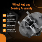 1x Front Left/Right Wheel Hub & Bearing for Dodge Journey (2009–2020) 513286